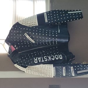 Azalea Wang Rockstar Studded Jacket